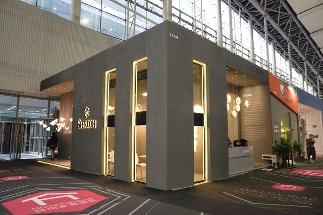 One of our earlier trade-show booths