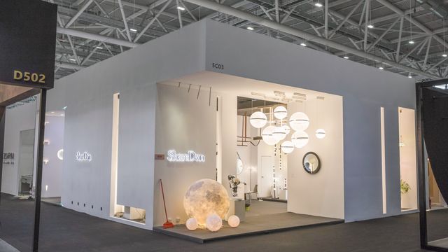 One of our earlier trade-show booths