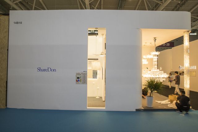 One of our earlier trade-show booths
