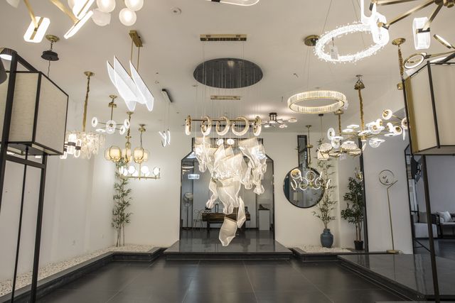Our lighting showroom in Guzhen