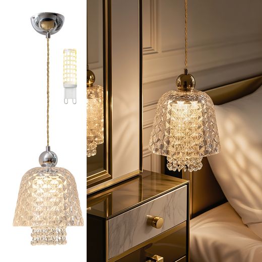 Crystal Bell Pendant
