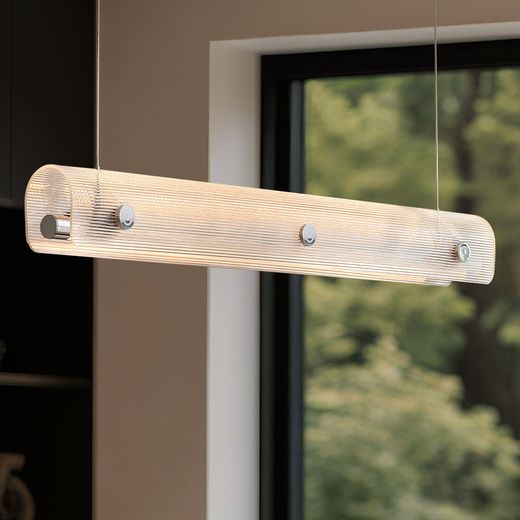Frosted Bar Linear Pendant