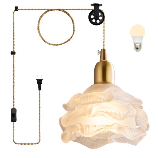 Plug-in Ruffle Pendant