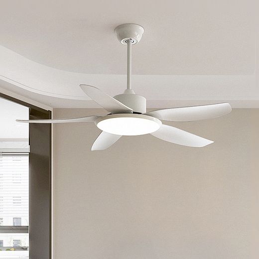 Five-Blade White Fan Light