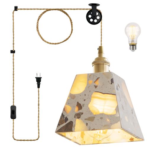 Plug-in Terrazzo Pendant