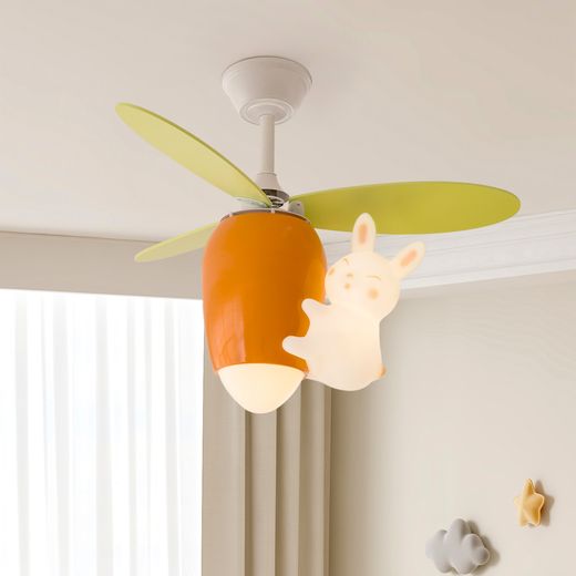 Carrot Kids' Fan Light