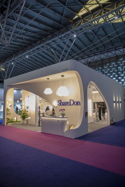 Our booth at a 2025 trade show in Shanghai